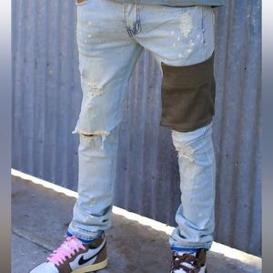 Fashion Nova Men Flared Jeans